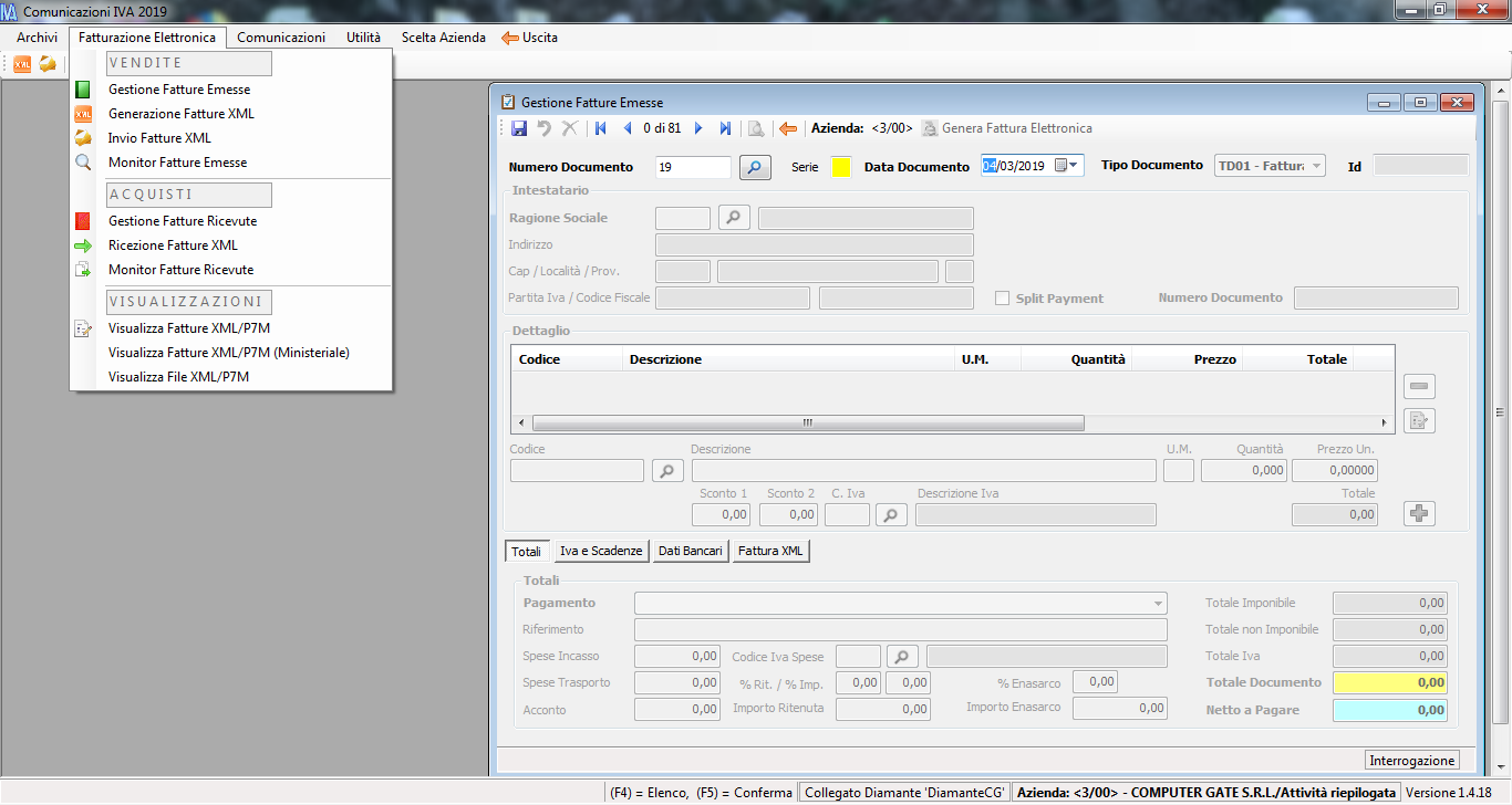 FatturaXML2019